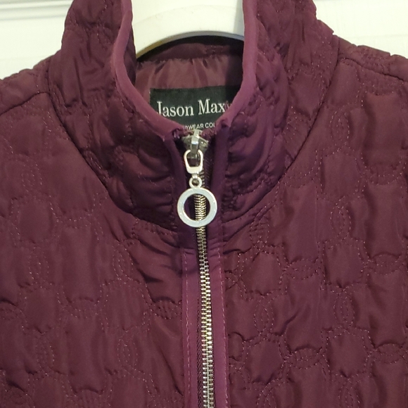 Jason Maxwell Deep Purple Outerwear Vest - Picture 8 of 9